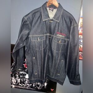 Vintage School Of Hard Knocks denim jacket